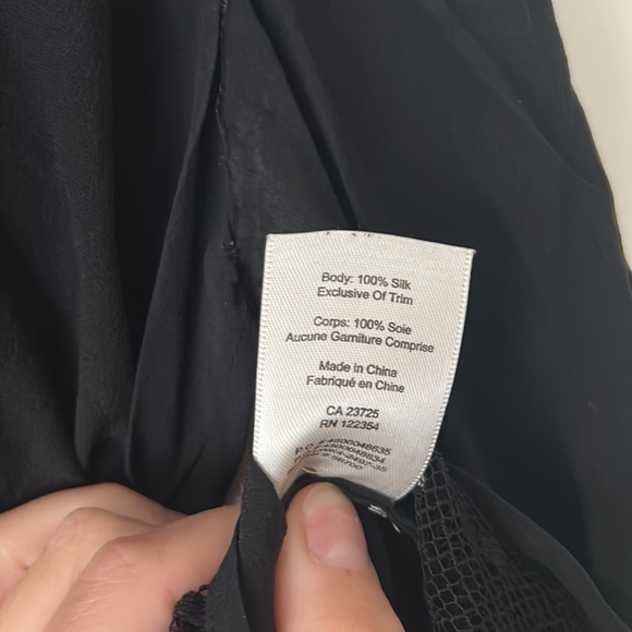 Wilfred Black Silk Blouse - Picture 4 of 4